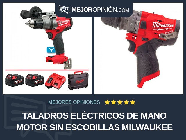 Taladros eléctricos de mano Motor sin escobillas Milwaukee Tool