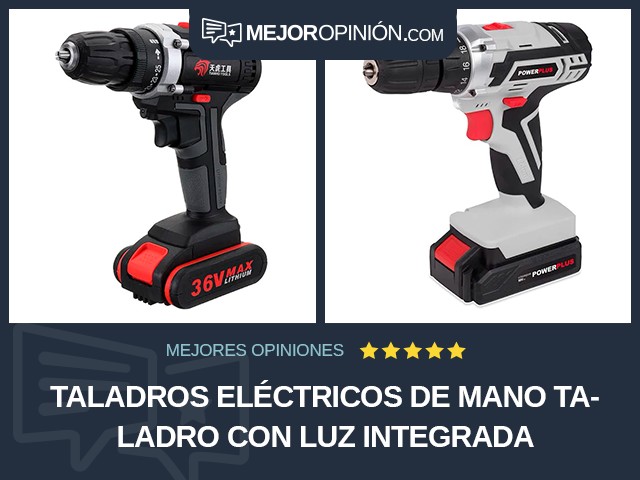 Taladros eléctricos de mano Taladro Con luz integrada