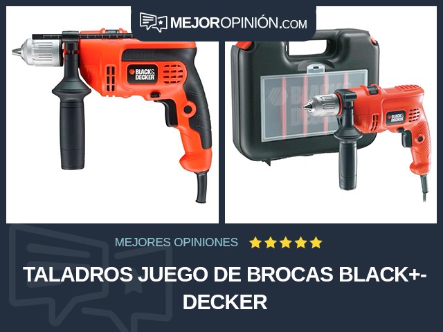 Taladros Juego de brocas BLACK+DECKER