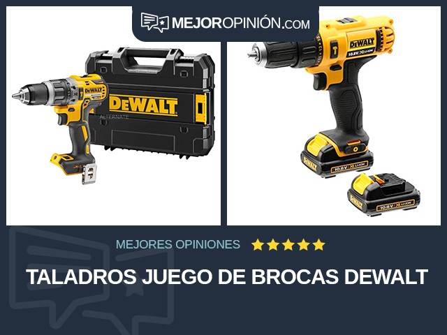 Taladros Juego de brocas DEWALT