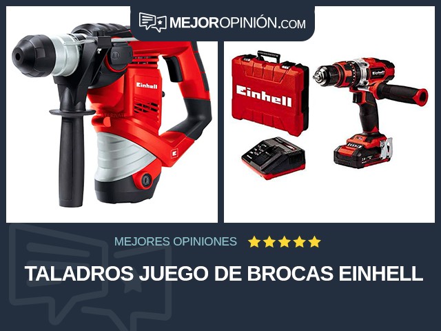 Taladros Juego de brocas Einhell