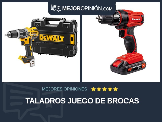 Taladros Juego de brocas