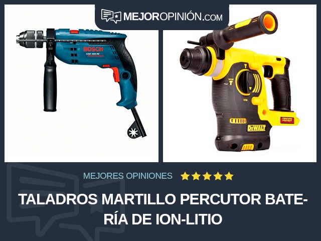 Taladros Martillo percutor Batería de ion-litio