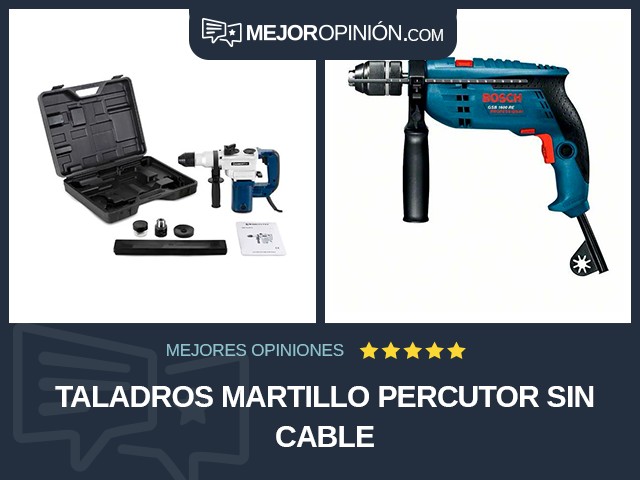 Taladros Martillo percutor Sin cable