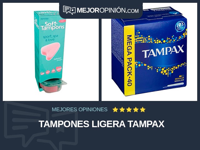 Tampones Ligera Tampax