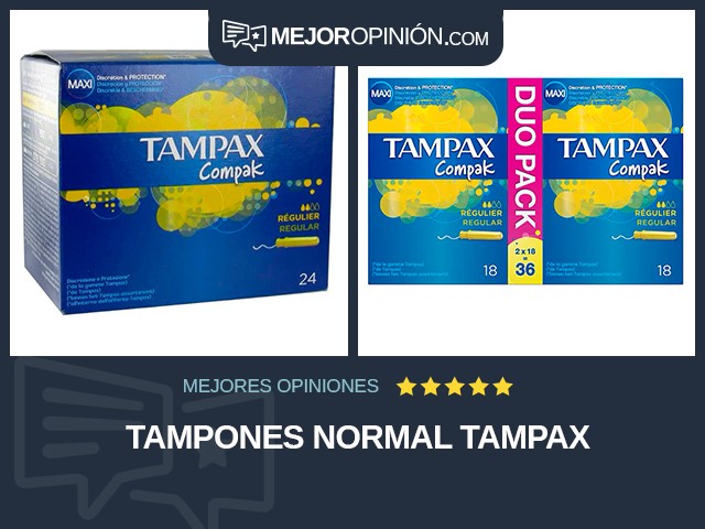 Tampones Normal Tampax