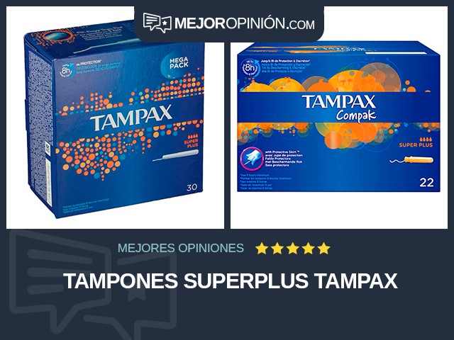 Tampones Superplus Tampax