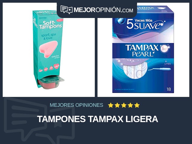 Tampones Tampax Ligera