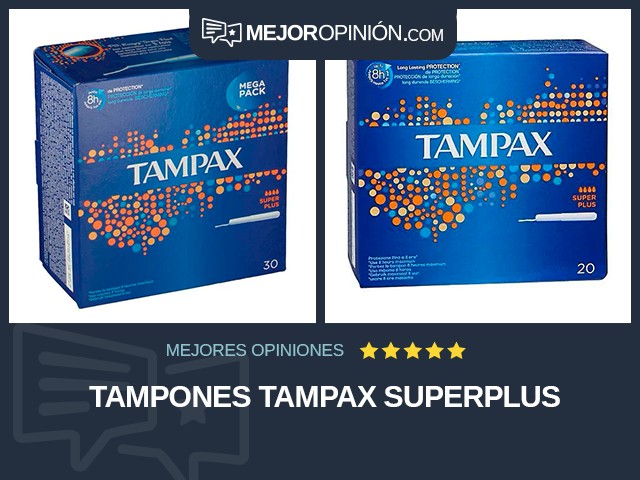 Tampones Tampax Superplus