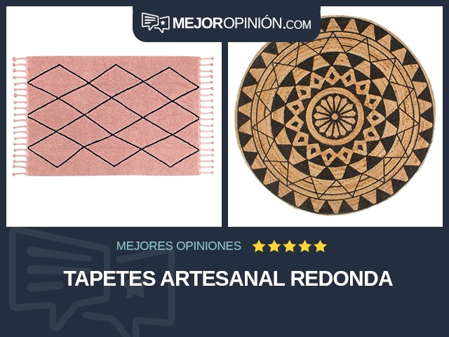 Tapetes Artesanal Redonda