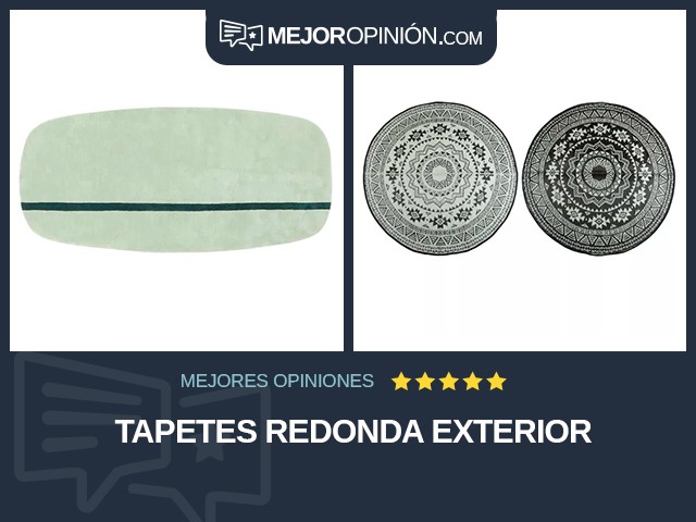 Tapetes Redonda Exterior