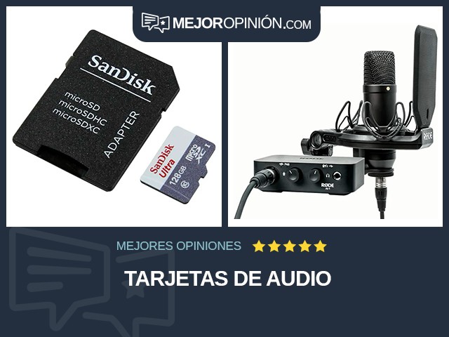 Tarjetas de audio