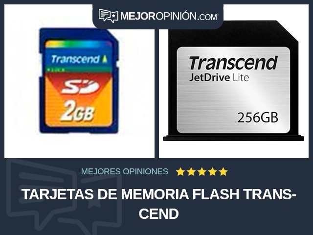 Tarjetas de memoria flash Transcend