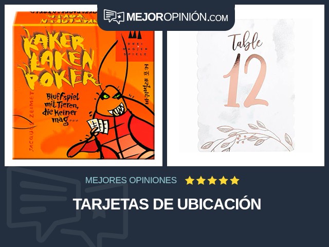 Tarjetas de ubicación