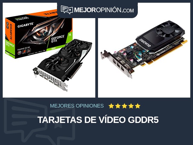 Tarjetas de vídeo GDDR5