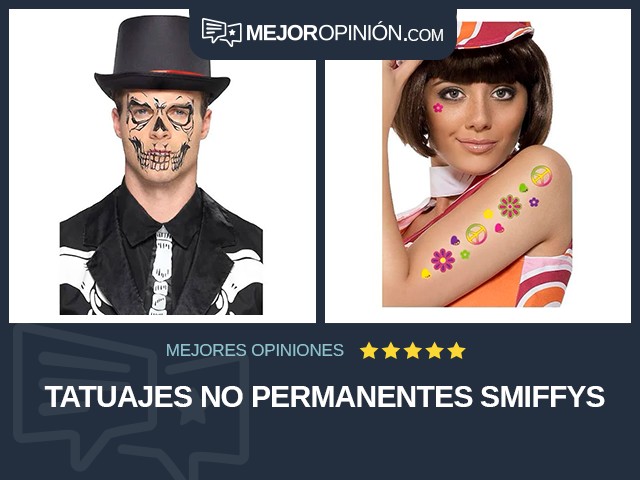 Tatuajes no permanentes Smiffys