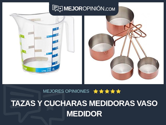 Tazas y cucharas medidoras Vaso medidor