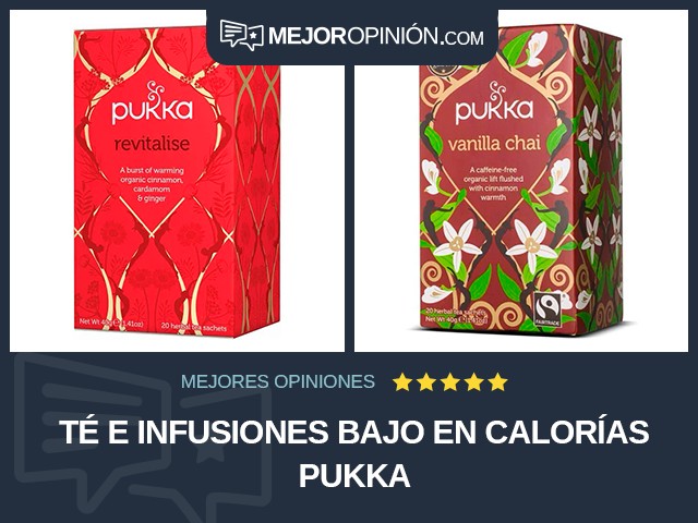 Té e infusiones Bajo en calorías Pukka