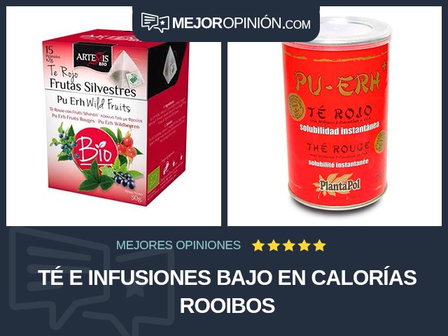 Té e infusiones Bajo en calorías Rooibos