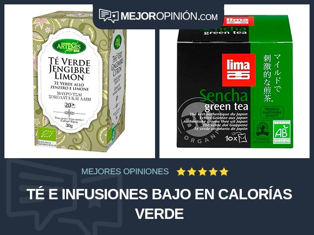 Té e infusiones Bajo en calorías Verde
