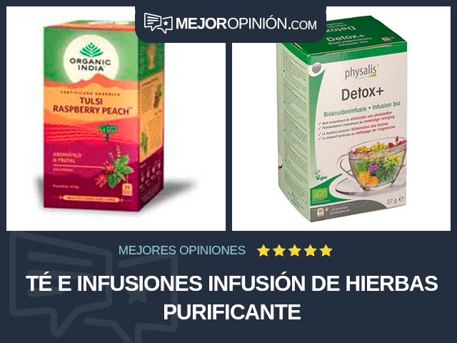 Té e infusiones Infusión de hierbas Purificante