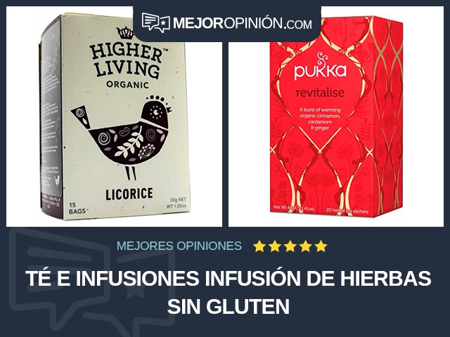 Té e infusiones Infusión de hierbas Sin gluten