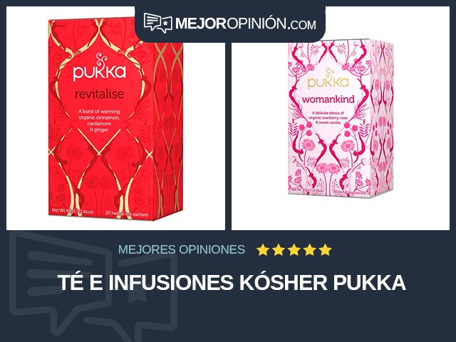 Té e infusiones Kósher Pukka