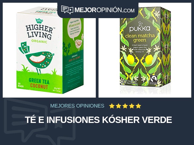 Té e infusiones Kósher Verde