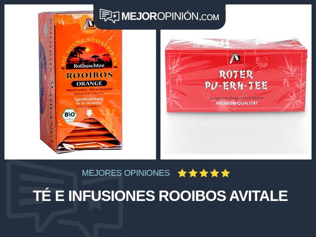 Té e infusiones Rooibos Avitale