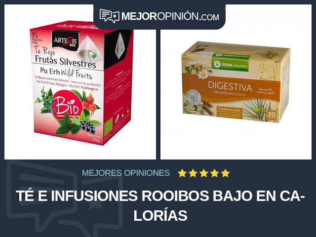 Té e infusiones Rooibos Bajo en calorías