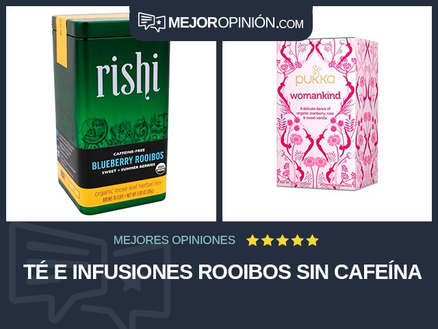 Té e infusiones Rooibos Sin cafeína