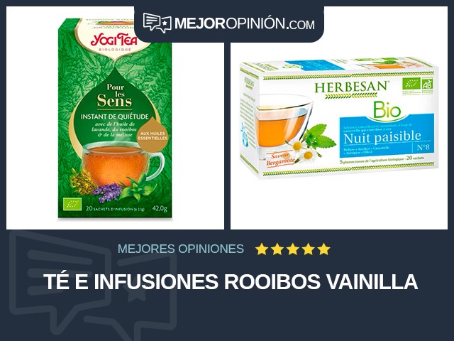 Té e infusiones Rooibos Vainilla