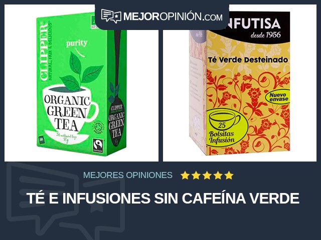 Té e infusiones Sin cafeína Verde