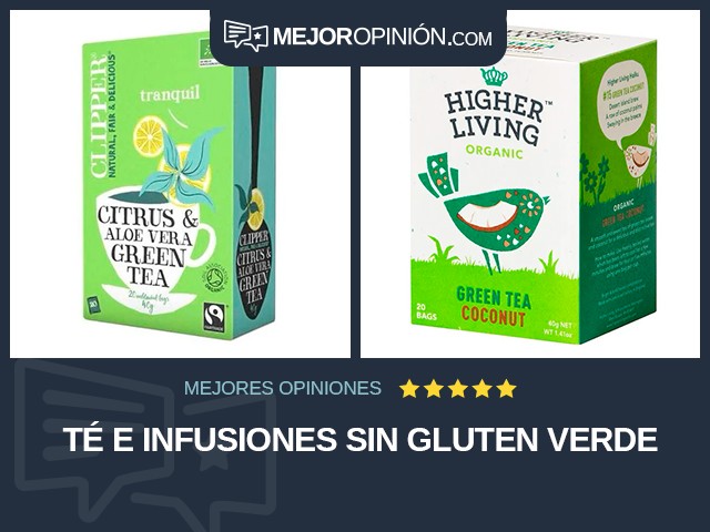 Té e infusiones Sin gluten Verde