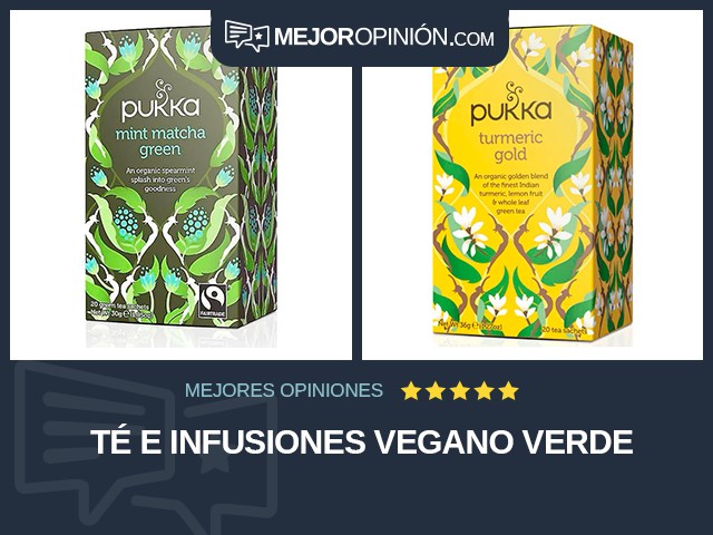 Té e infusiones Vegano Verde