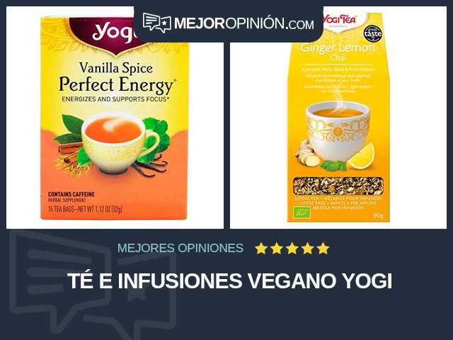 Té e infusiones Vegano Yogi