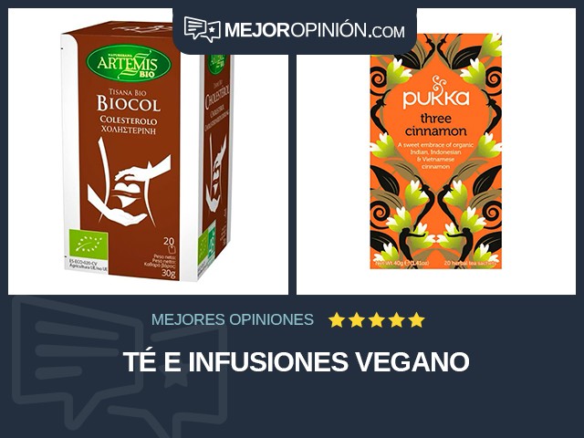 Té e infusiones Vegano