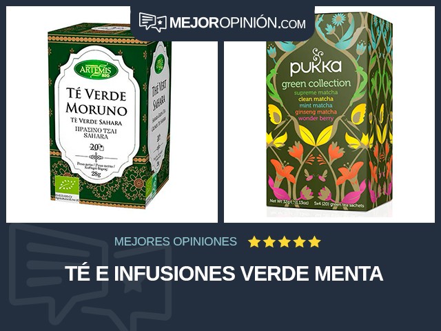 Té e infusiones Verde Menta