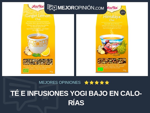 Té e infusiones Yogi Bajo en calorías