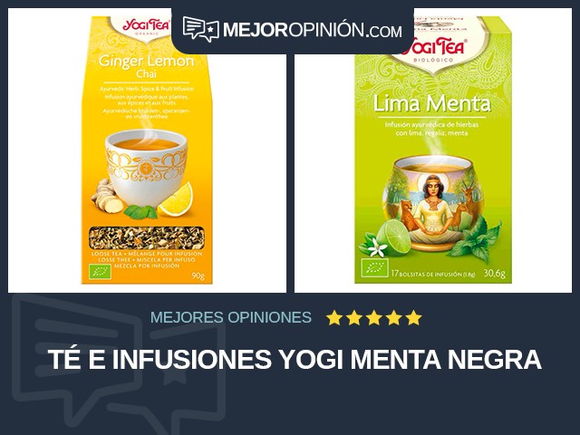 Té e infusiones Yogi Menta negra