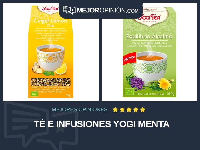 Té e infusiones Yogi Menta