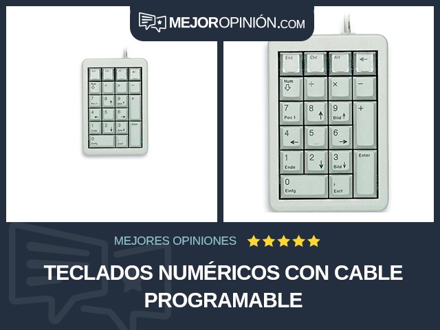 Teclados numéricos Con cable Programable