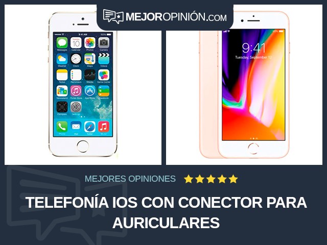 Telefonía iOS Con conector para auriculares