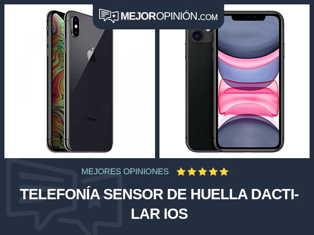 Telefonía Sensor de huella dactilar iOS