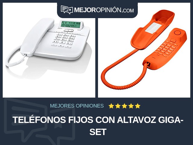 Teléfonos fijos Con altavoz Gigaset