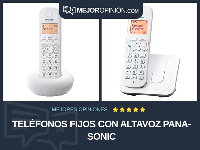 Teléfonos fijos Con altavoz Panasonic
