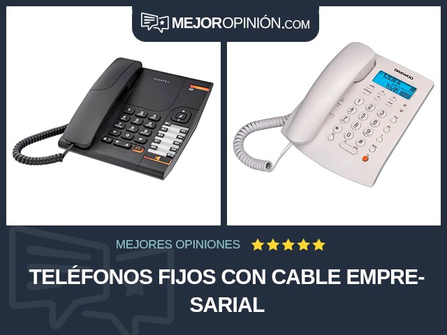 Teléfonos fijos Con cable Empresarial