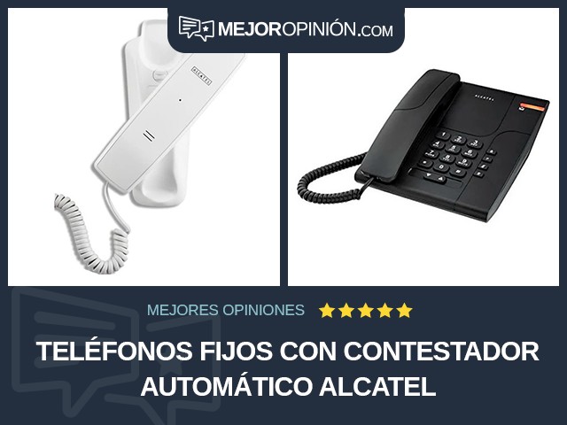Teléfonos fijos Con contestador automático Alcatel