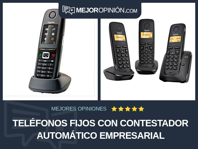 Teléfonos fijos Con contestador automático Empresarial