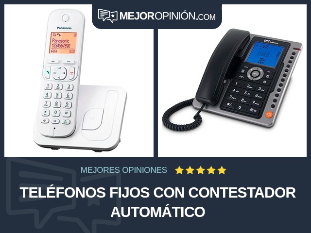 Teléfonos fijos Con contestador automático